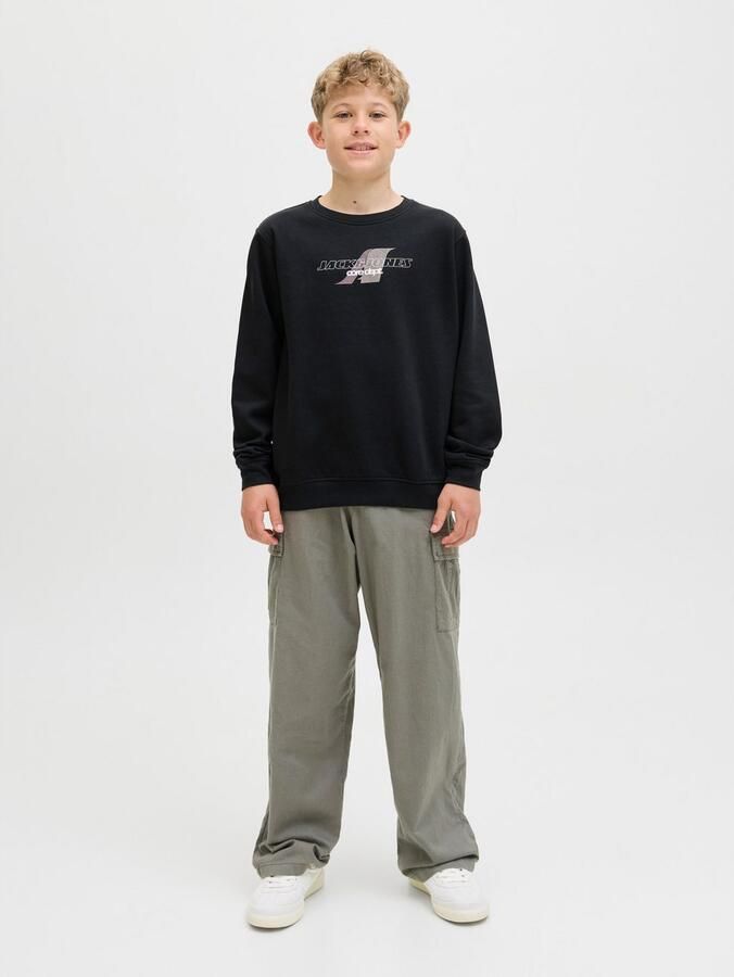 Jack & Jones Junior Sweatshirt JCOTIER PRINT SWEAT CREW NECK SN JNR - Foto 5