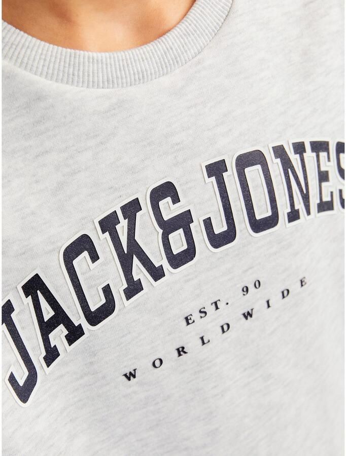 Jack & Jones Junior Sweatshirt JJECALEB VARSITY SWEAT CREW NECK SN JNR - Foto 4