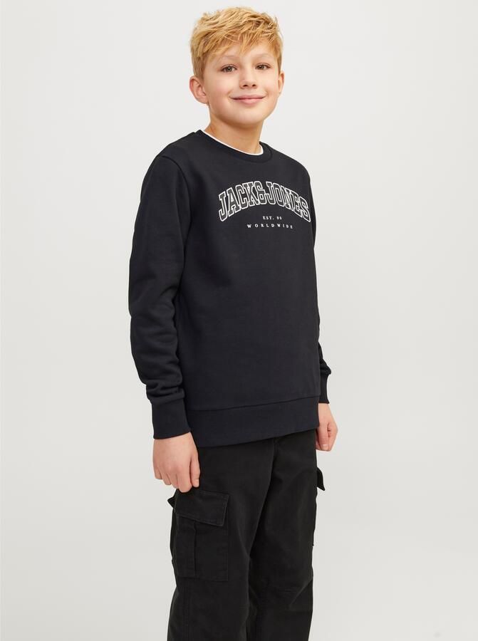 Jack & Jones Junior Sweatshirt JJECALEB VARSITY SWEAT CREW NECK SN JNR - Foto 7