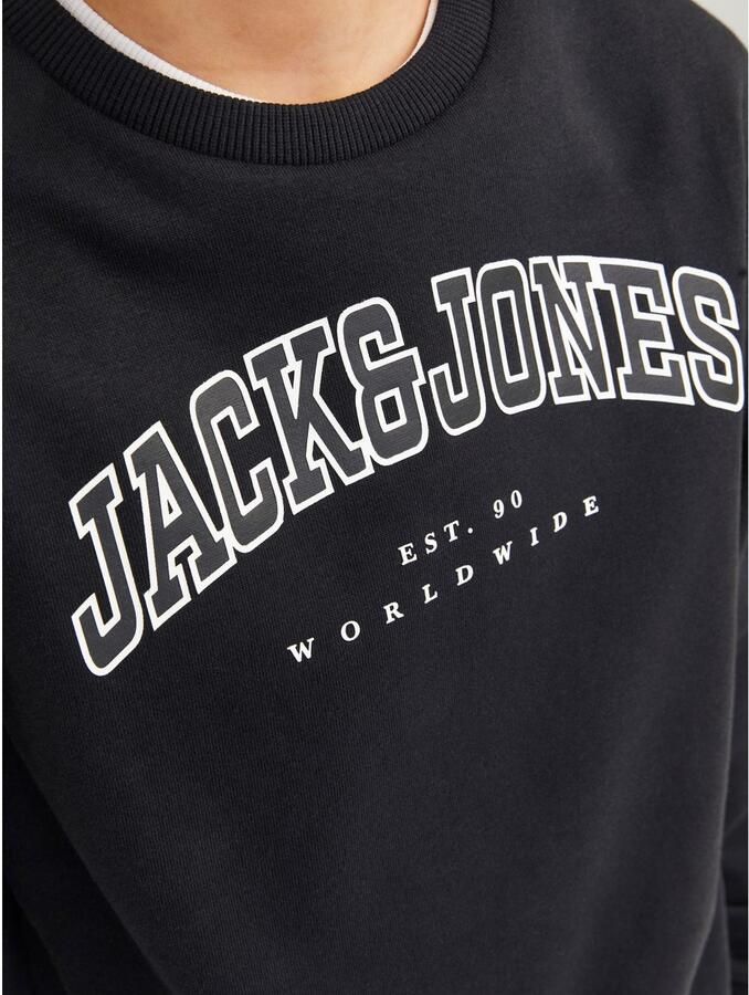 Jack & Jones Junior Sweatshirt JJECALEB VARSITY SWEAT CREW NECK SN JNR - Foto 3