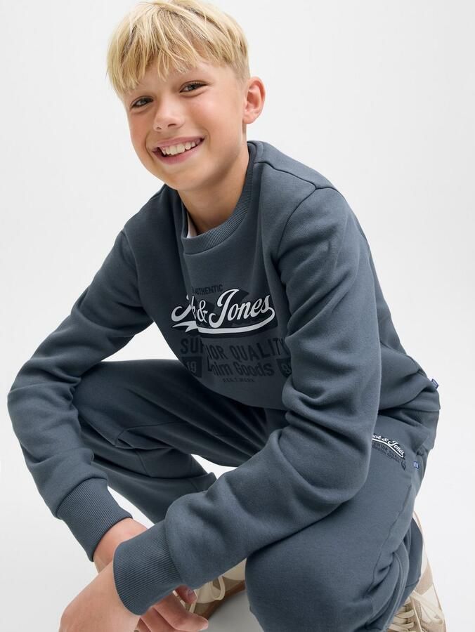 Jack & Jones Junior Sweatshirt JJELOGO SWEAT CREW 2 COL AW25 NOOS JNR - Foto 4