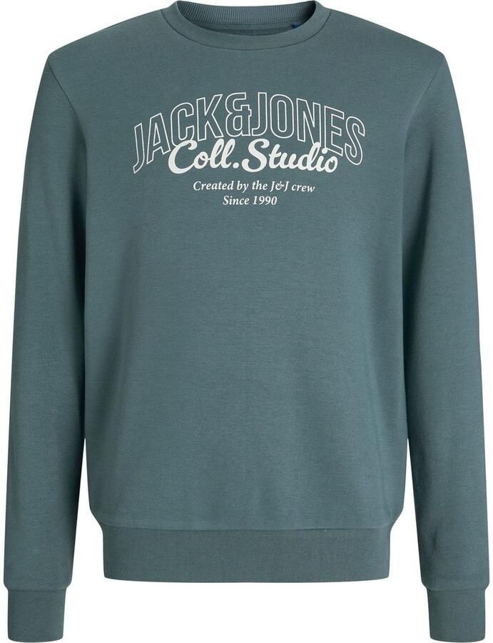 Jack & Jones Junior Sweatshirt JJMAKOTO met print en onderhoudsvriendelijk materiaal