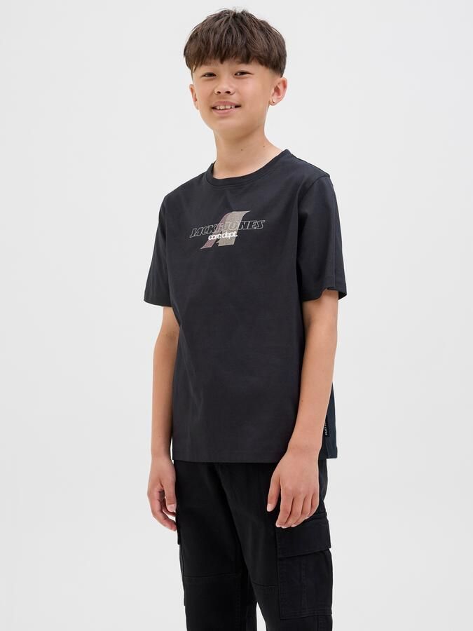 Jack & Jones Junior T-shirt JCOTIER FRONT PRINT TEE SS CN SN JNR - Foto 7