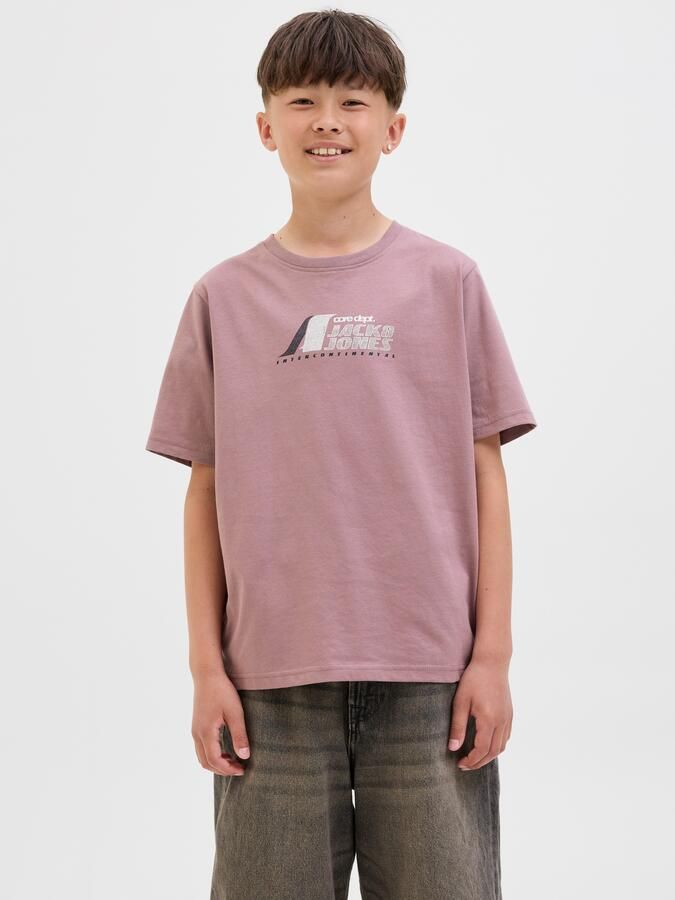 Jack & Jones Junior T-shirt JCOTIER FRONT PRINT TEE SS CN SN JNR - Foto 10