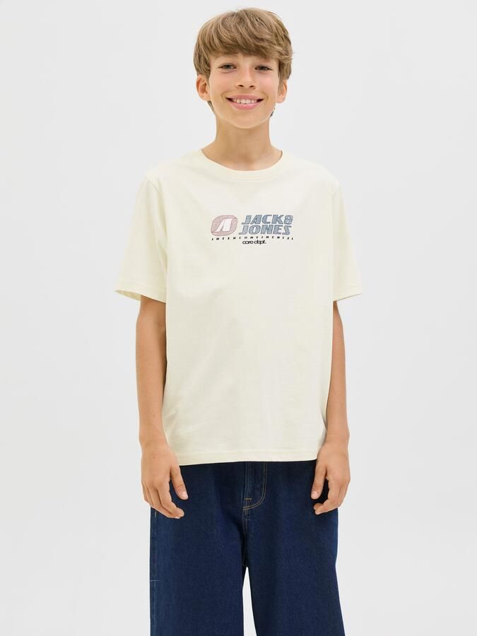 Jack & Jones Junior T-shirt JCOTIER FRONT PRINT TEE SS CN SN JNR - Foto 10