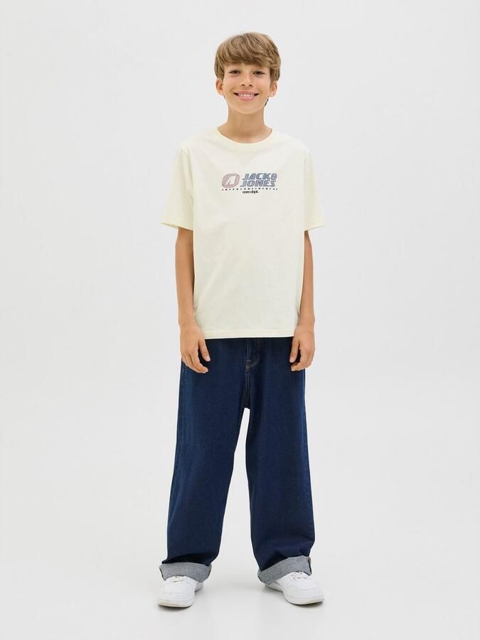Jack & Jones Junior T-shirt JCOTIER FRONT PRINT TEE SS CN SN JNR - Foto 8