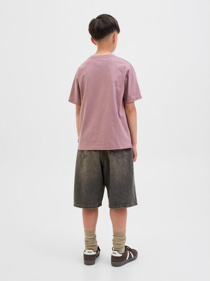 Jack & Jones Junior T-shirt JCOTIER FRONT PRINT TEE SS CN SN JNR - Foto 9