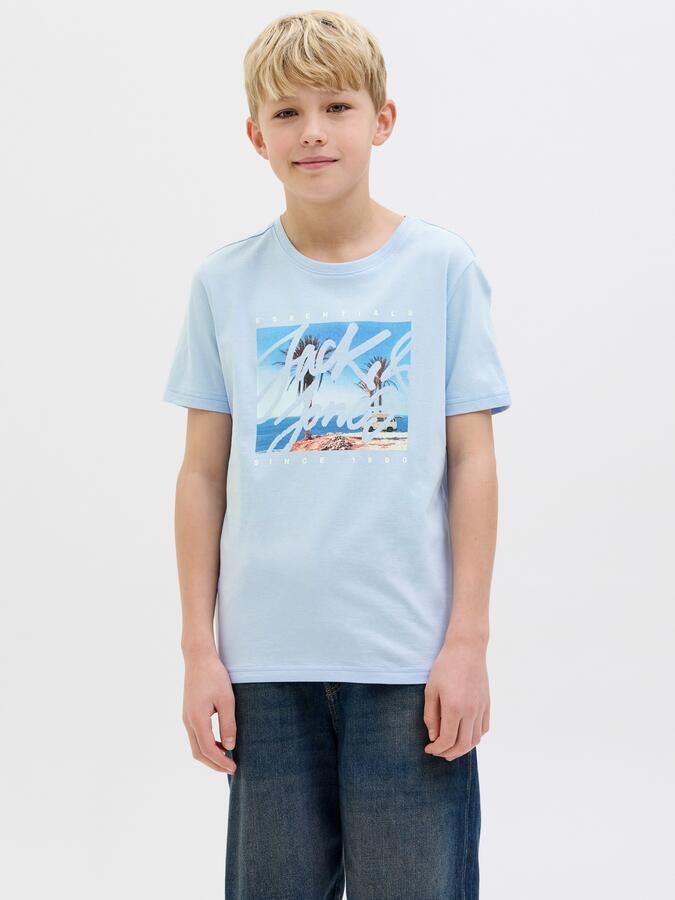 Jack & Jones Junior T-shirt JJCOLTON PHOTOPRINT TEE SS CREW NE JNR - Foto 6