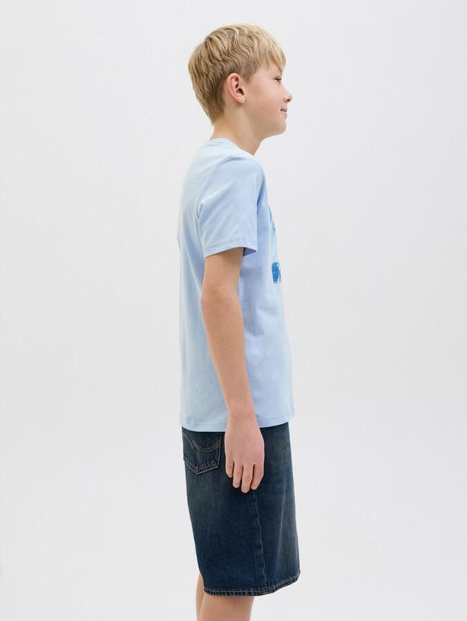 Jack & Jones Junior T-shirt JJCOLTON PHOTOPRINT TEE SS CREW NE JNR - Foto 3