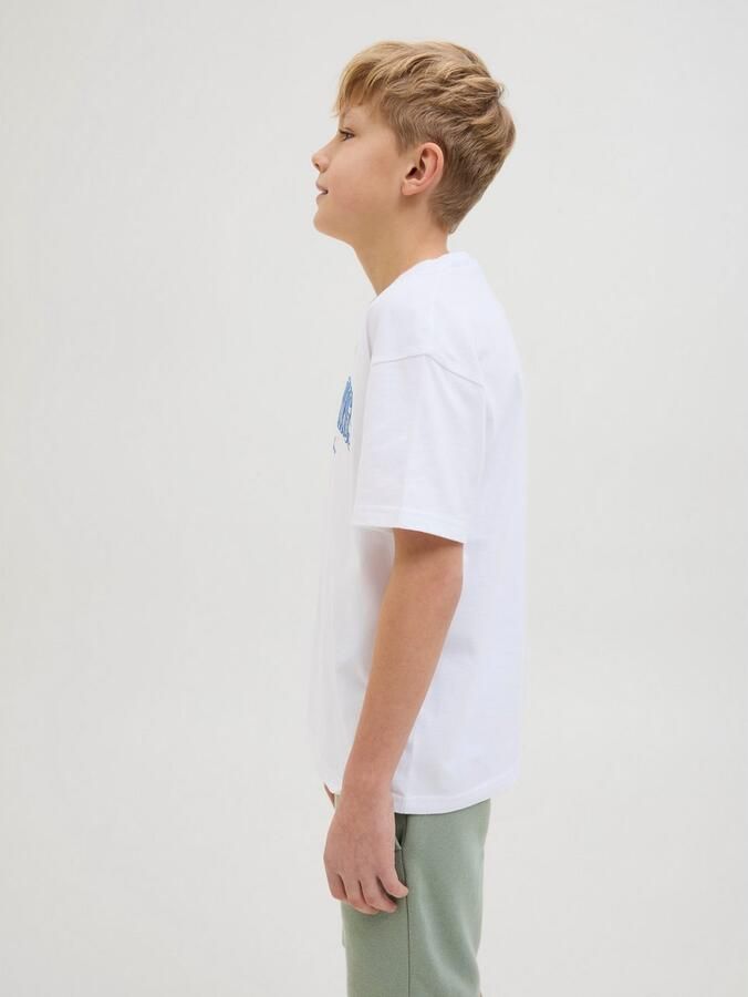 Jack & Jones Junior T-shirt JJDETROIT TEE SS CREW NECK JNR - Foto 4