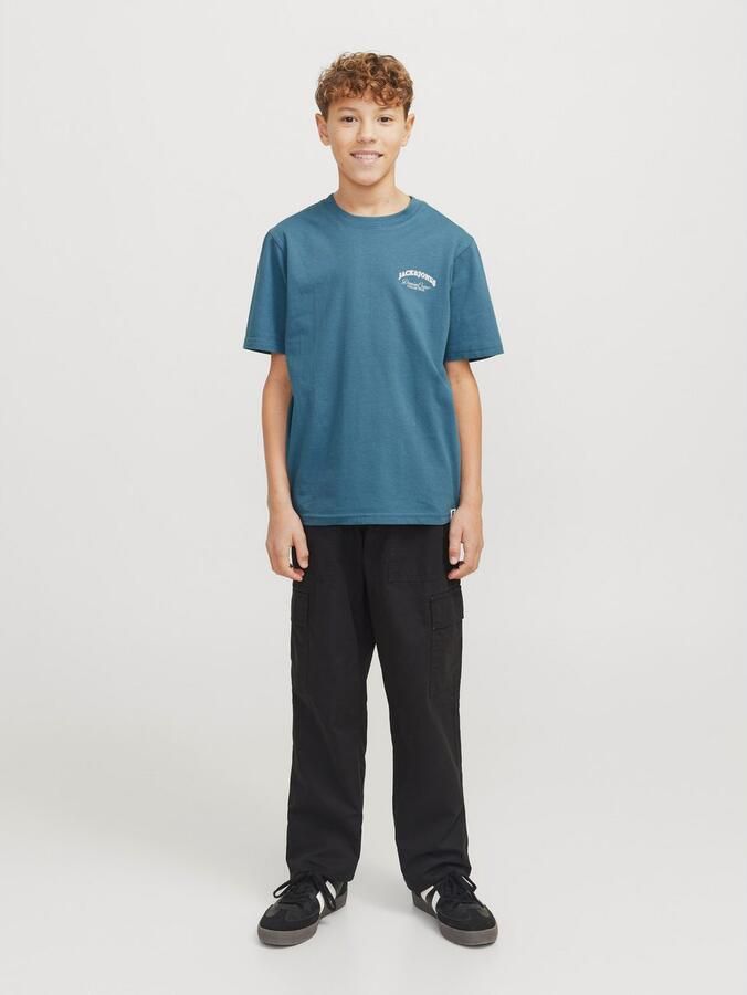 Jack & Jones Junior T-shirt JJEBRANDES BACKP RELAXED TEE SS SN JNR - Foto 6