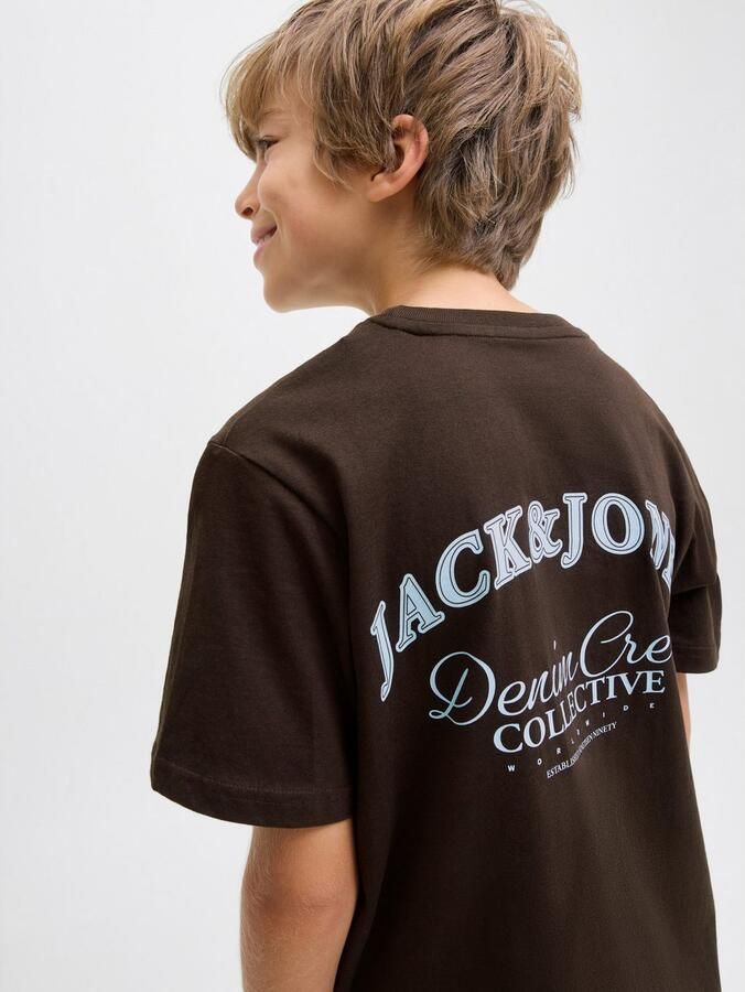 Jack & Jones Junior T-shirt JJEBRANDES BACKP RELAXED TEE SS SN JNR - Foto 4