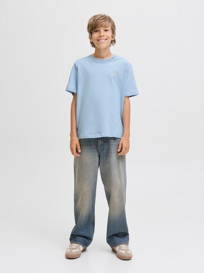 Jack & Jones Junior T-shirt JJEBRANDES BACKP RELAXED TEE SS SN JNR - Foto 6