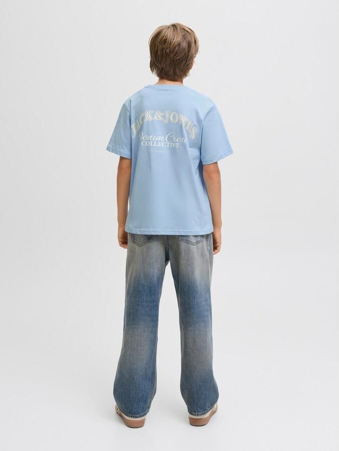 Jack & Jones Junior T-shirt JJEBRANDES BACKP RELAXED TEE SS SN JNR - Foto 4