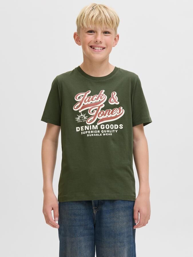 Jack & Jones Junior T-shirt JJELOGO TEE SS ONECK 2 COL AW25 NOOS JNR - Foto 7