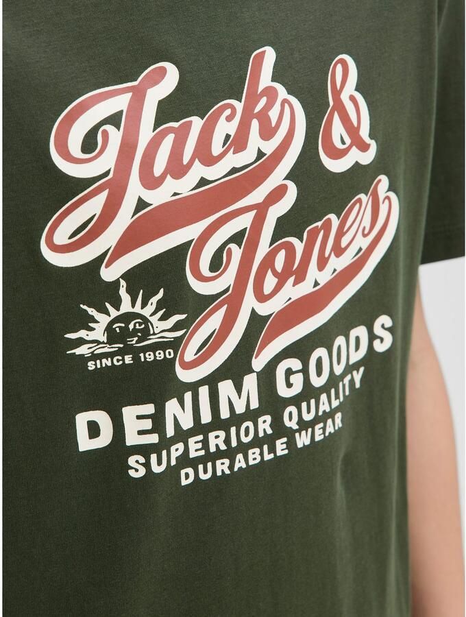 Jack & Jones Junior T-shirt JJELOGO TEE SS ONECK 2 COL AW25 NOOS JNR - Foto 3