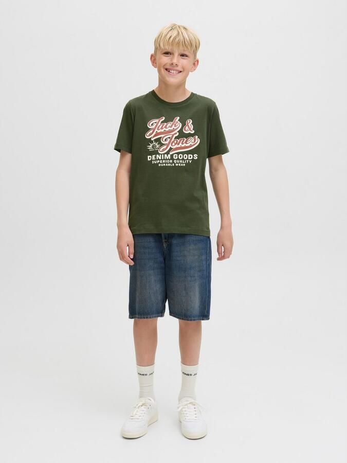 Jack & Jones Junior T-shirt JJELOGO TEE SS ONECK 2 COL AW25 NOOS JNR - Foto 5