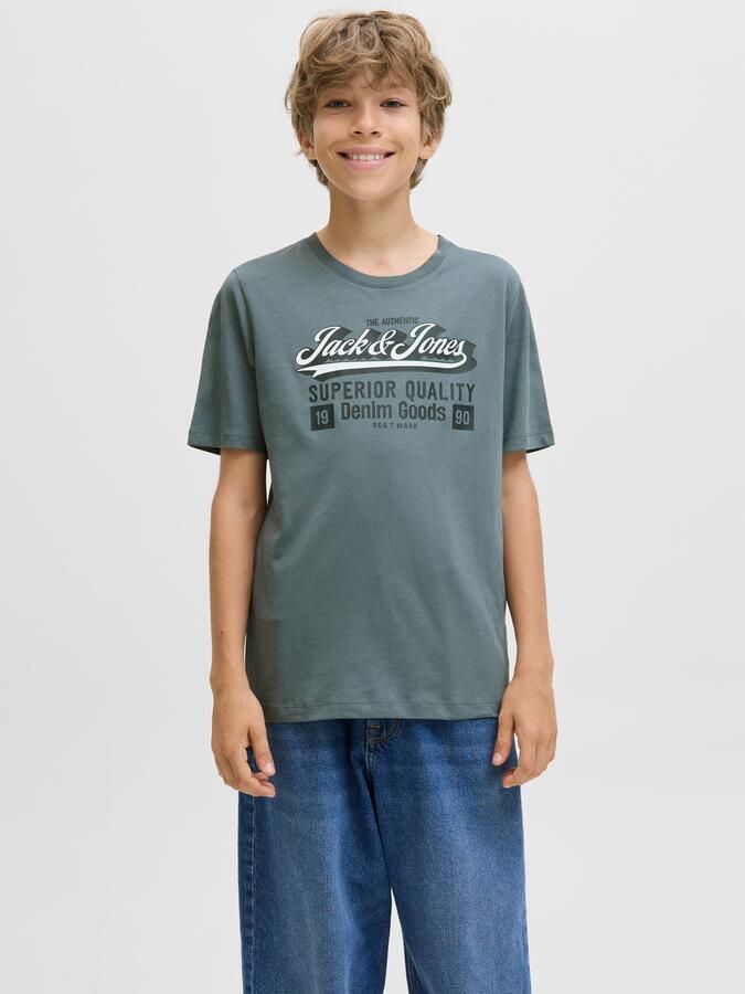 Jack & jones T-shirt Korte Mouw Jack & Jones JJELOGO TEE SS ONECK - Foto 6