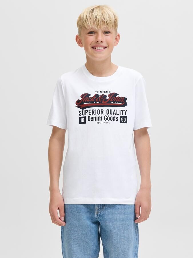 Jack & Jones Junior T-shirt JJELOGO TEE SS ONECK 2 COL AW25 NOOS JNR - Foto 7