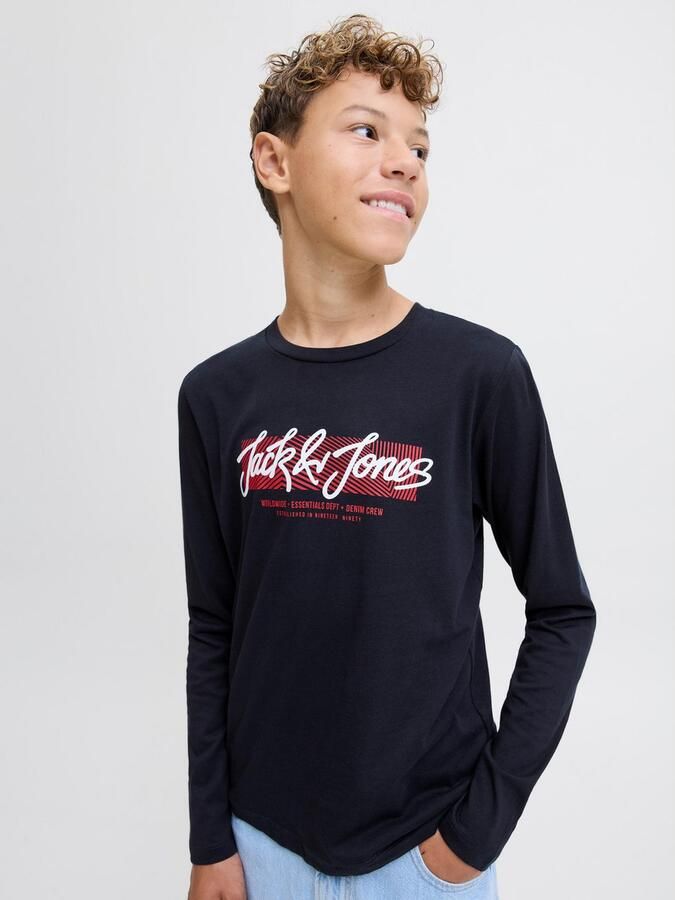 Jack & Jones Junior T-shirt JJURBAN TEE LS CREW NECK JNR - Foto 5