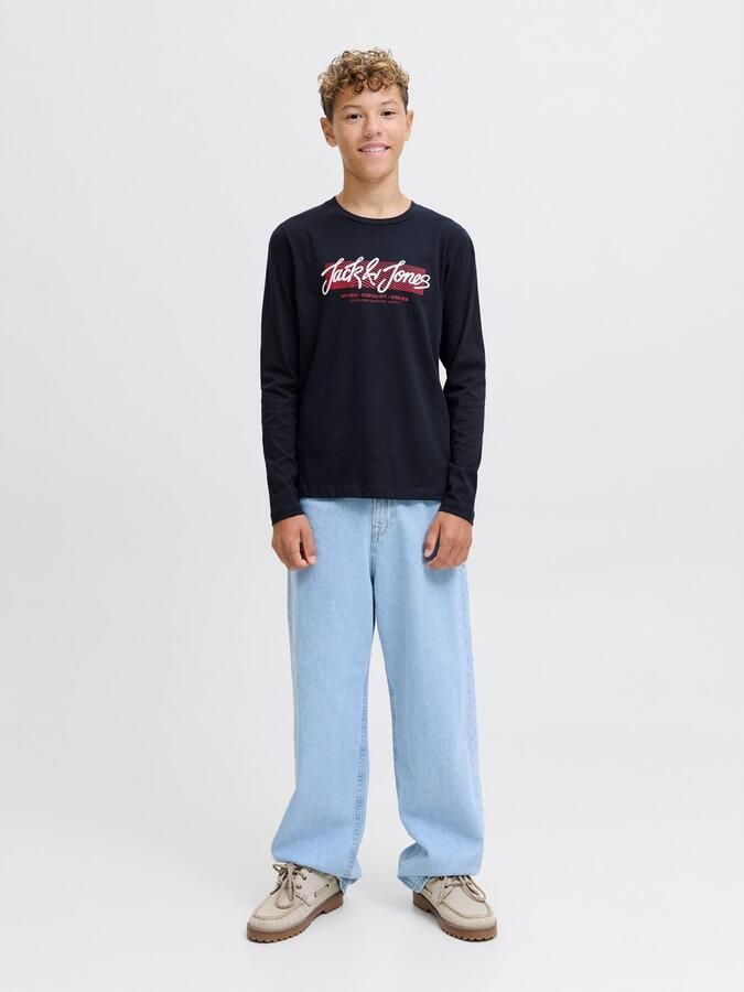 Jack & Jones Junior T-shirt JJURBAN TEE LS CREW NECK JNR - Foto 6