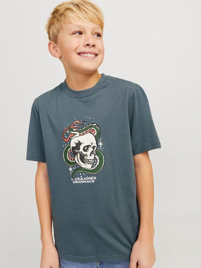 Jack & Jones Junior T-shirt JORANATOMY SKULL TEE SS CREW NECK SN JNR - Foto 5