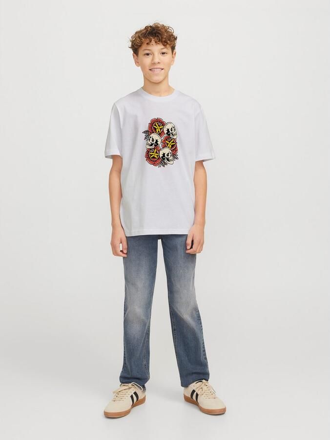Jack & Jones Junior T-shirt JORANATOMY SKULL TEE SS CREW NECK SN JNR - Foto 5