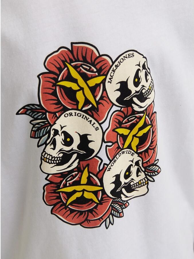 Jack & Jones Junior T-shirt JORANATOMY SKULL TEE SS CREW NECK SN JNR - Foto 4