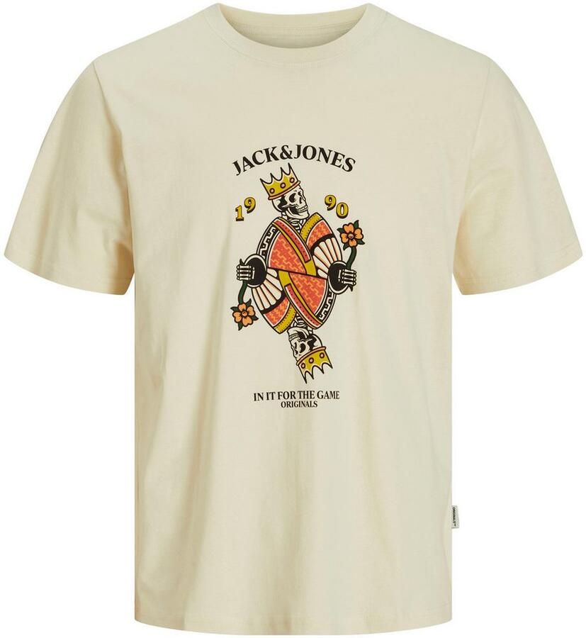 Jack & Jones T-shirt JORANATOMY SKULL TEE SS CREW NECK LN