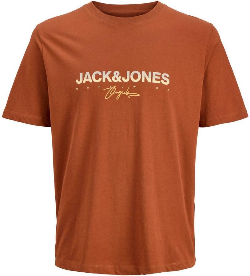 Jack & Jones Shirt met print JORCANGGU TEE SS CREW NECK FST