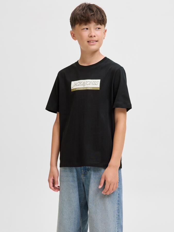 Jack & Jones Junior T-shirt JORINWOOD BLOCK BRAND TEE SS CN NOOS JNR - Foto 6