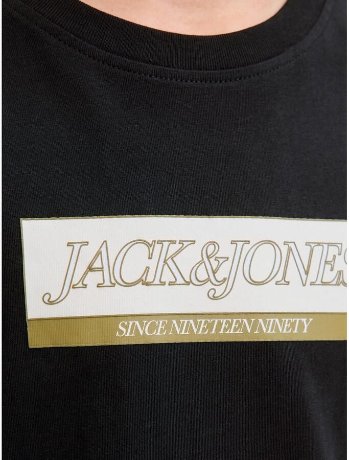 Jack & Jones Junior T-shirt JORINWOOD BLOCK BRAND TEE SS CN NOOS JNR - Foto 2