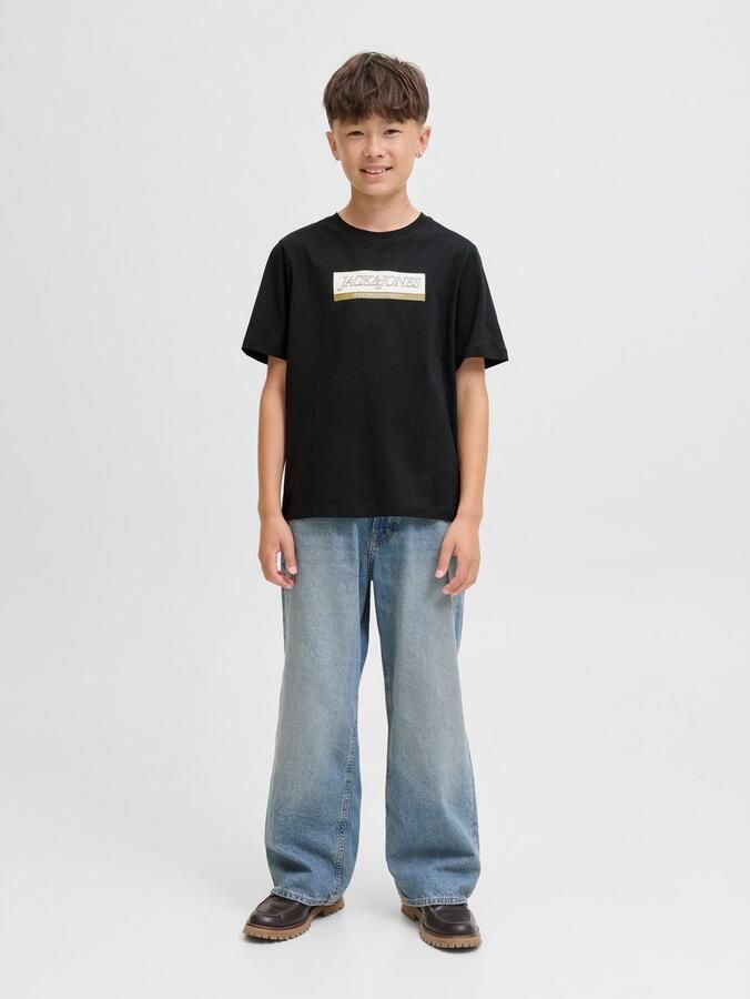 Jack & Jones Junior T-shirt JORINWOOD BLOCK BRAND TEE SS CN NOOS JNR - Foto 5