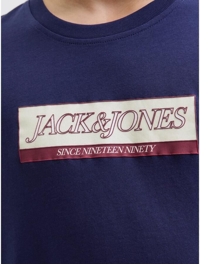 Jack & Jones Junior T-shirt JORINWOOD BLOCK BRAND TEE SS CN NOOS JNR - Foto 3
