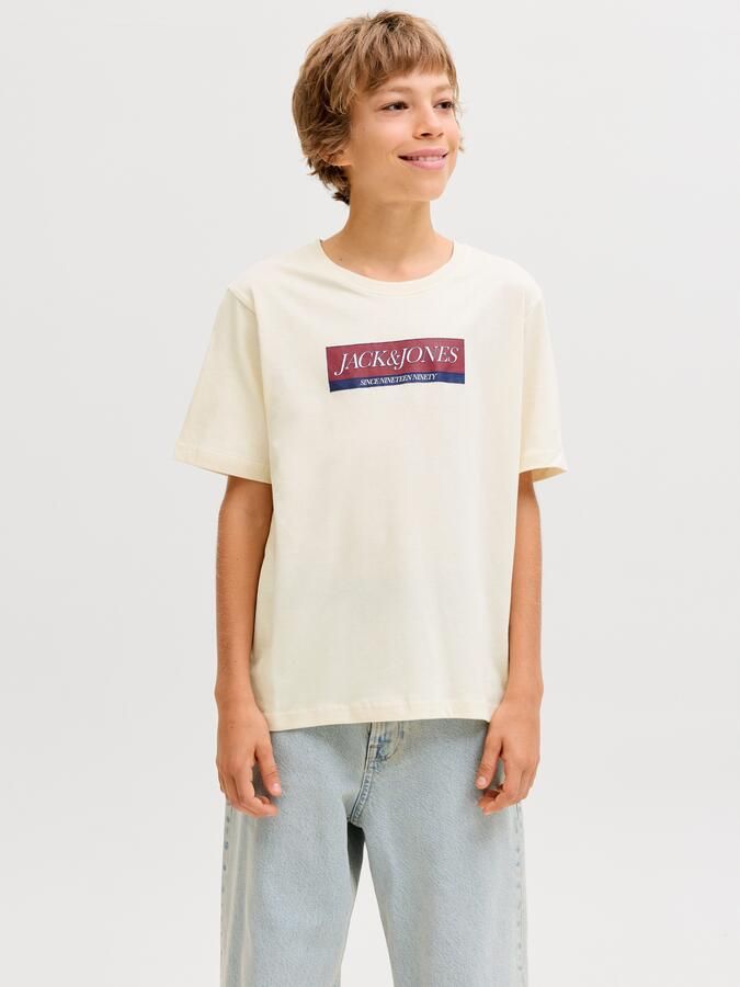 Jack & Jones Junior T-shirt JORINWOOD BLOCK BRAND TEE SS CN NOOS JNR - Foto 7