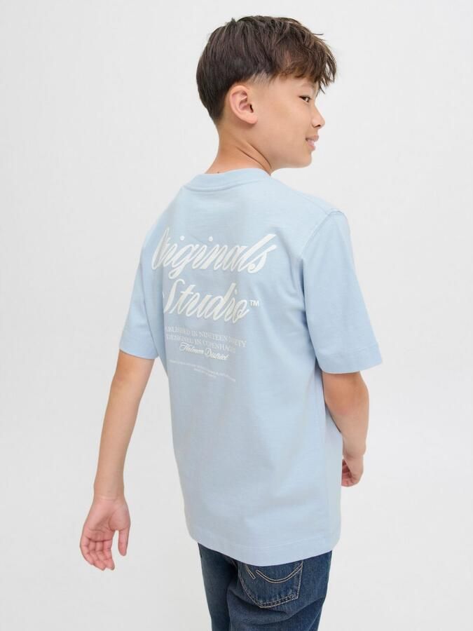 Jack & Jones Junior T-shirt JORNORREBRO TYPO TEE SS CREW NECK SN JNR - Foto 6