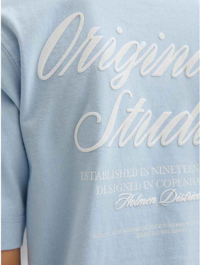 Jack & Jones Junior T-shirt JORNORREBRO TYPO TEE SS CREW NECK SN JNR - Foto 3