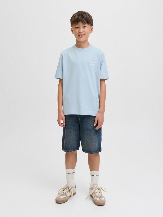 Jack & Jones Junior T-shirt JORNORREBRO TYPO TEE SS CREW NECK SN JNR - Foto 4