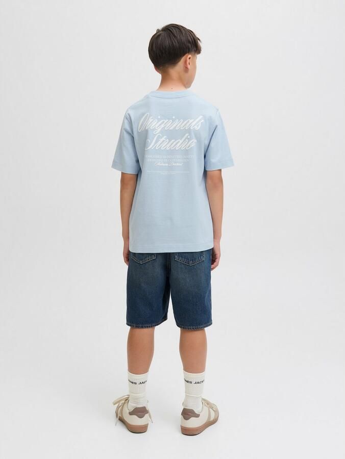 Jack & Jones Junior T-shirt JORNORREBRO TYPO TEE SS CREW NECK SN JNR - Foto 5