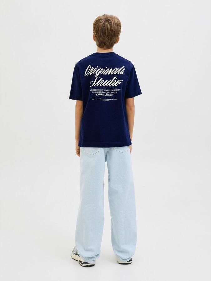 Jack & Jones Junior T-shirt JORNORREBRO TYPO TEE SS CREW NECK SN JNR - Foto 4