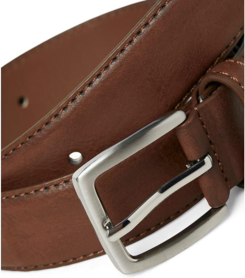 Jack & jones JUNIOR riem cognac Bruin Jongens Imitatieleer Effen 70