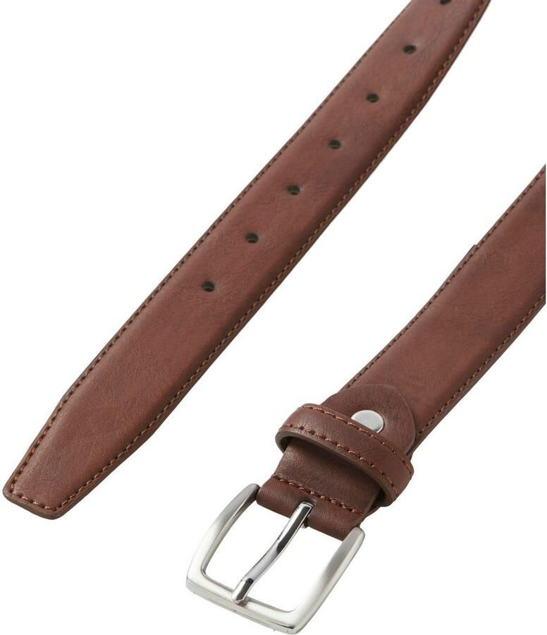 Jack & jones JUNIOR riem cognac Bruin Jongens Imitatieleer Effen 70 - Foto 3