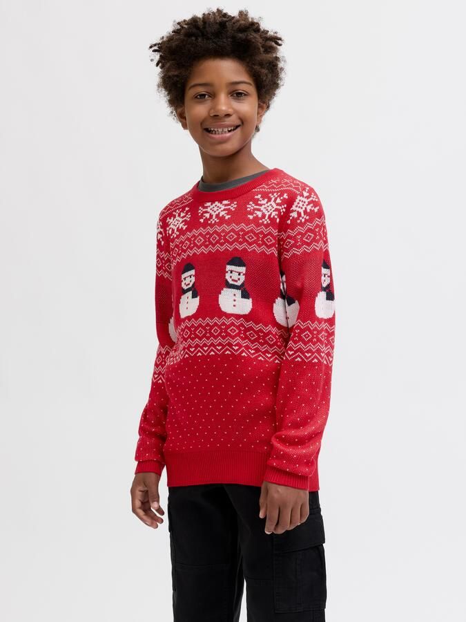 Jack & Jones Junior Trui met ronde hals JJXMAS ANDREW KNIT CREW NECK JNR - Foto 7