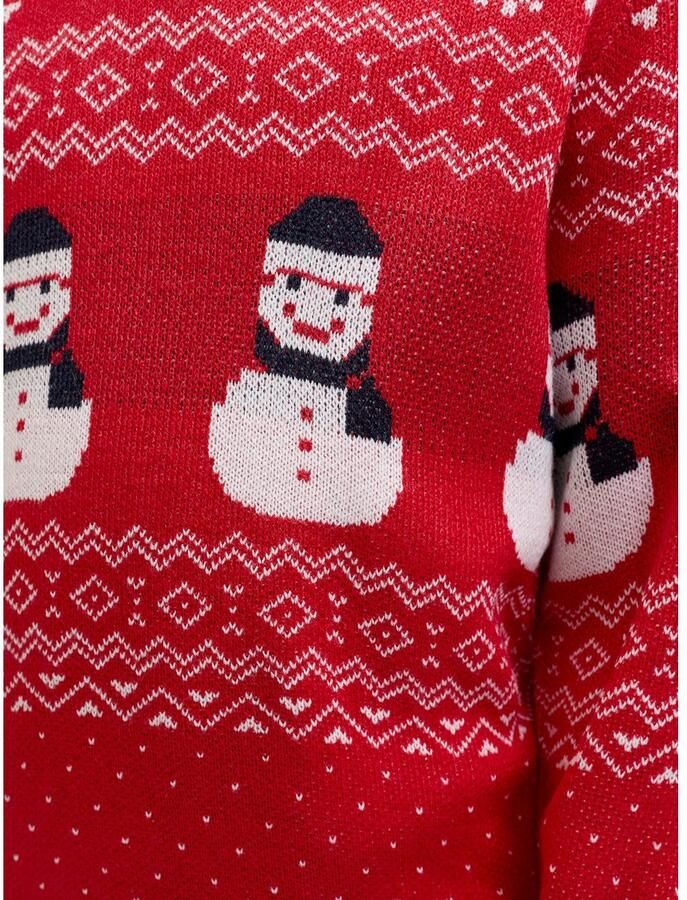 Jack & Jones Junior Trui met ronde hals JJXMAS ANDREW KNIT CREW NECK JNR