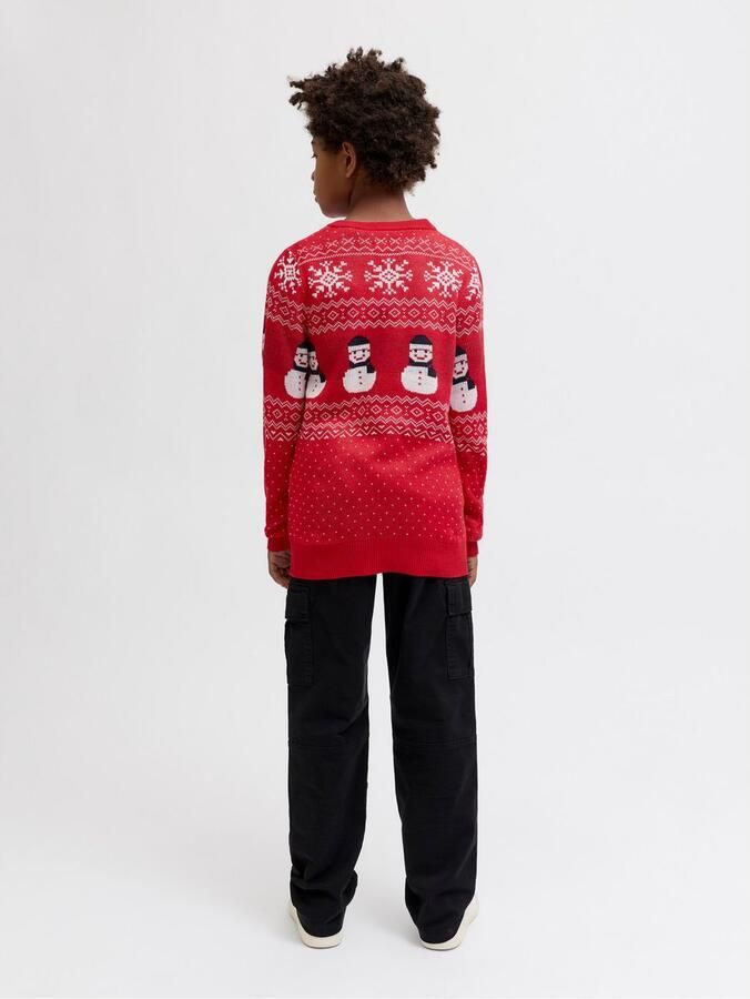 Jack & Jones Junior Trui met ronde hals JJXMAS ANDREW KNIT CREW NECK JNR - Foto 6