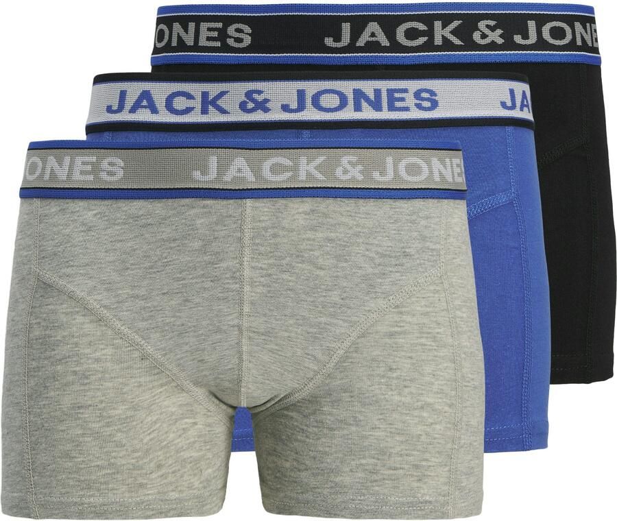 Jack & Jones Junior Trunk JACCHRISTIAN SOLID TRUNKS 3 PACK SN JNR (set 3 stuks) - Foto 4