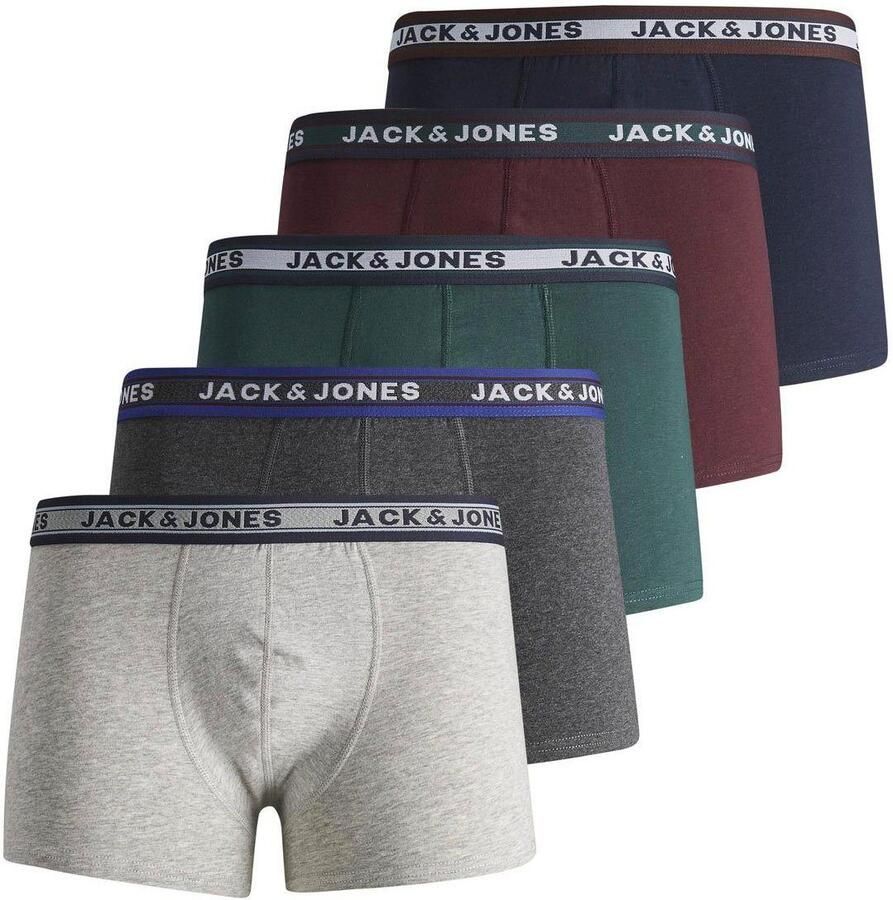 Jack & Jones Junior Trunk JACOLIVER nauwsluitend met elastische tailleband (set 5 stuks)