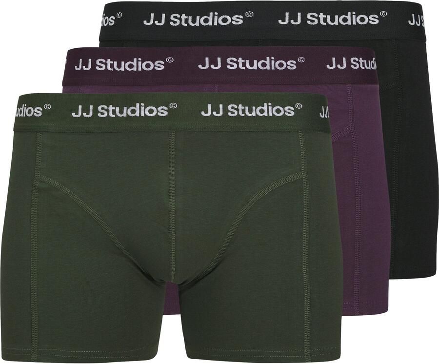 Jack & Jones Junior Trunk JACSOHO SOLID TRUNKS 3 PACK JNR SN (set 3 stuks) - Foto 2