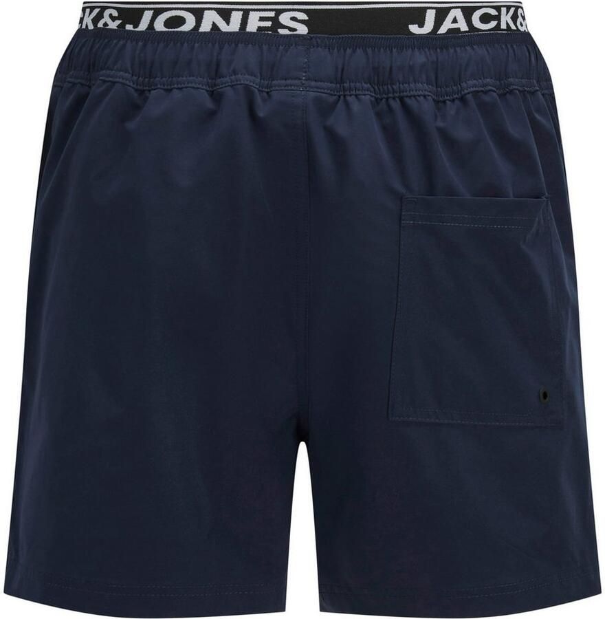 Jack & Jones Junior Zwemshort JPSTMAUI met Double Layer look en trekkoord