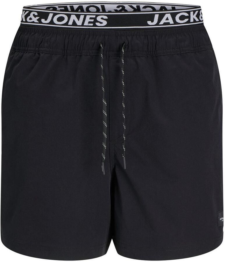 Jack & Jones Junior Zwemshort JPSTMAUI met Double Layer look en trekkoord